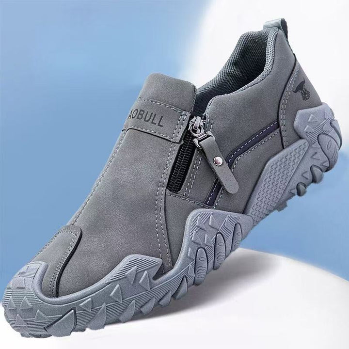 Herren Robuster Outdoor-Sneaker mit Reißverschluss und profiliertem Trail-Profil Echoarhiv