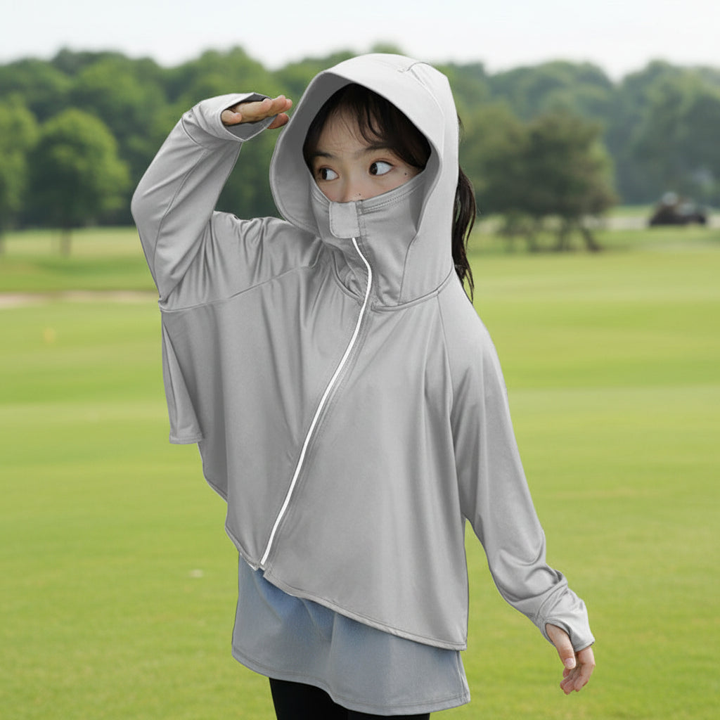 Damen UV-Schutzjacke mit Kapuze und atmungsaktivem Design Echo Archiv