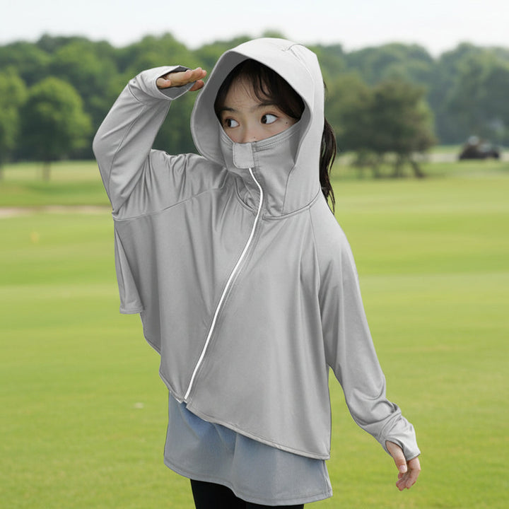 Damen UV-Schutzjacke mit Kapuze und atmungsaktivem Design Echo Archiv