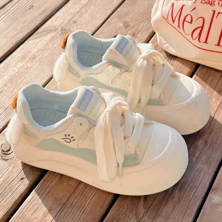 Damen Sneaker mit verspieltem Design und plüschigen Details Echo Archiv