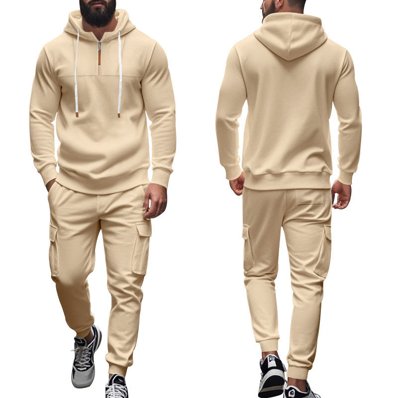 Herren sportliches Hoodie- und Cargo-Hosen Set Echoarchiv
