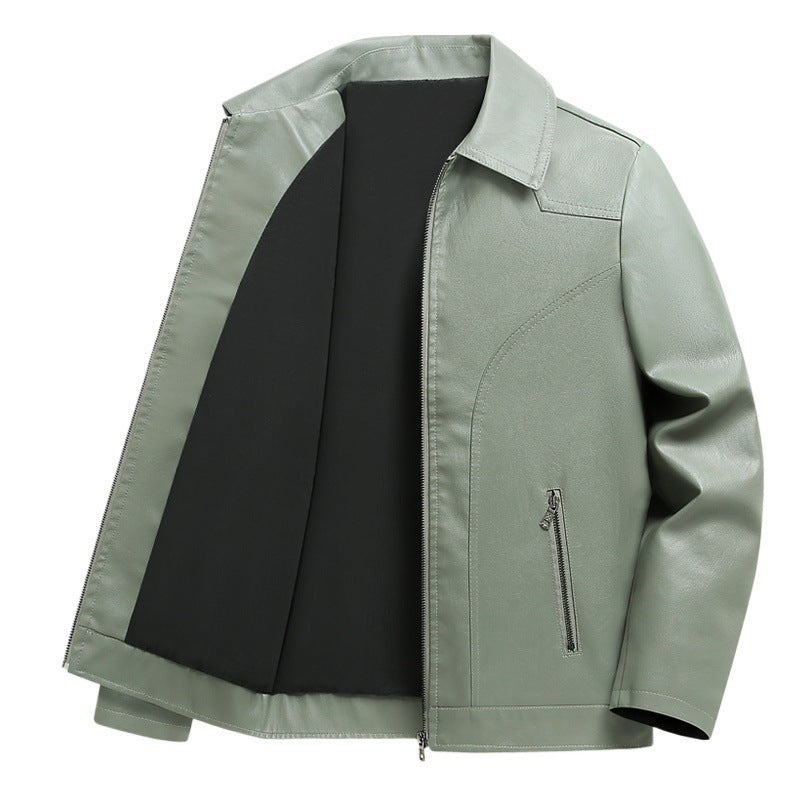 Herren Modische Kunstlederjacke Echo Archiv 1788321957