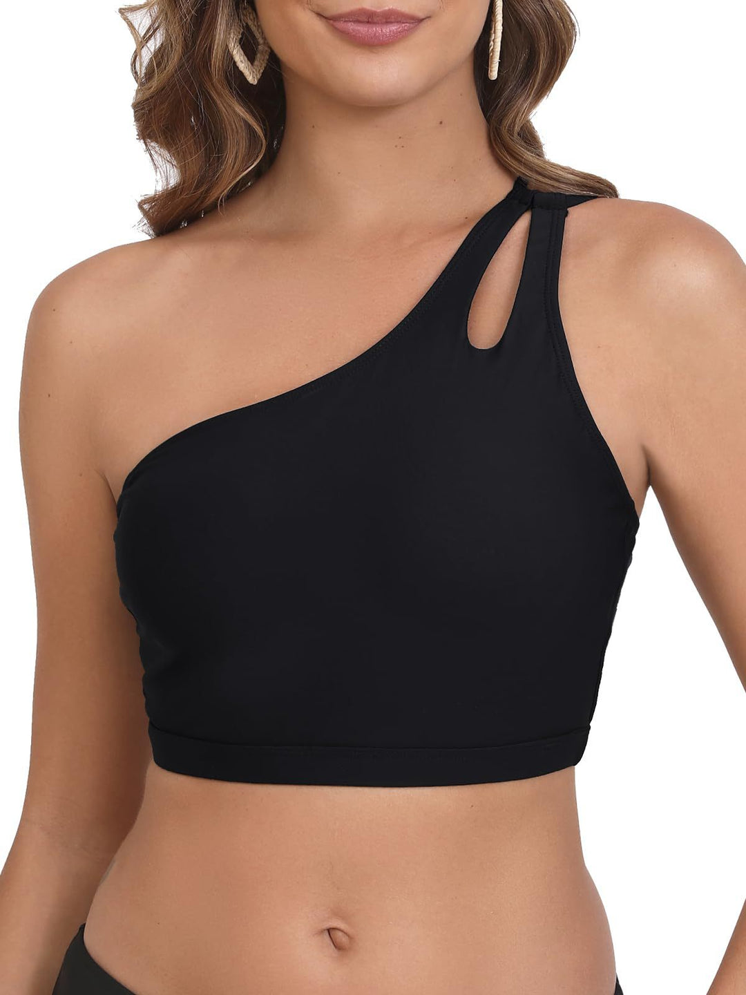 Damen Crop-Top mit asymmetrischem Design Echo Archiv
