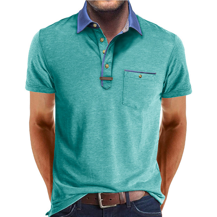 Herren Polo-Shirt mit modernem Kragen Echoarchiv