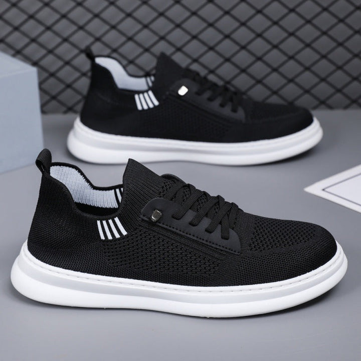 Herren Sneakers mit atmungsaktiver Strickoberfläche und rutschfester Sohle Echo Archiv