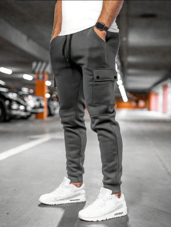 Herren Funktions-Cargo-Jogginghose mit praktischen Seitentaschen Echoarchiv