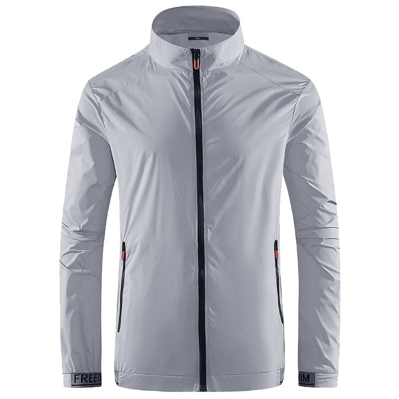Herren Leichte Performance‑Windjacke mit hochschließendem Stehkragen Echoarchiv