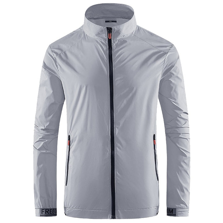 Herren Leichte Performance‑Windjacke mit hochschließendem Stehkragen Echoarchiv