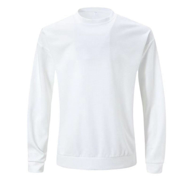 Herren lässiges Langarmshirt aus atmungsaktiver Strukturware Echoarchiv