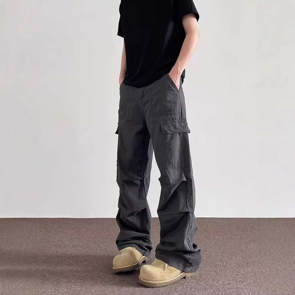 Herren Lässige Oversized Cargo-Hose Echoarchiv