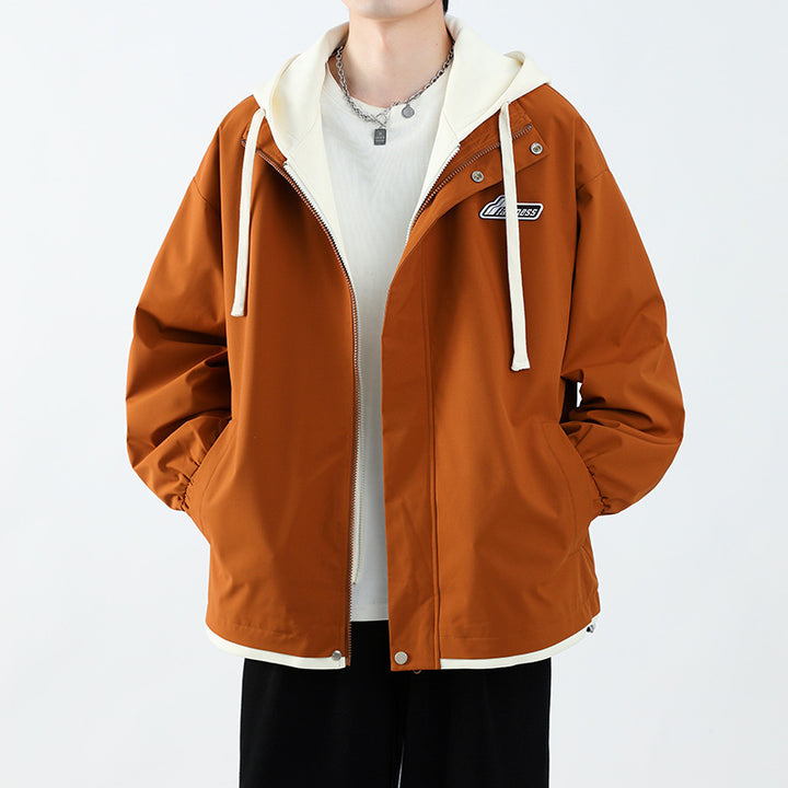Herren Übergangsjacke mit Hoodie und praktischen Taschen Echoarchiv