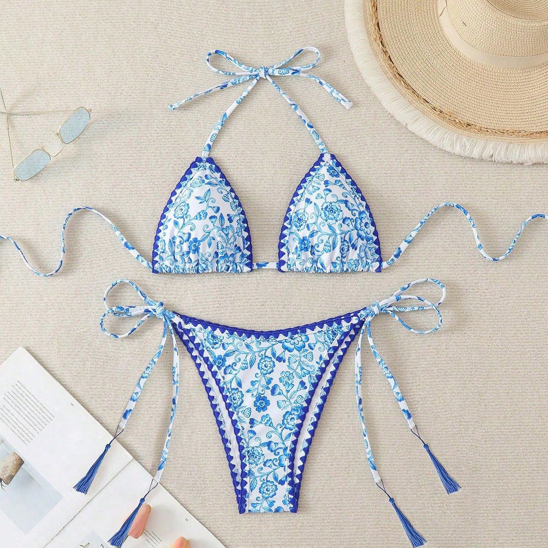 Damen Bikiniunterteil mit eleganten Quastendetails Echo Archiv