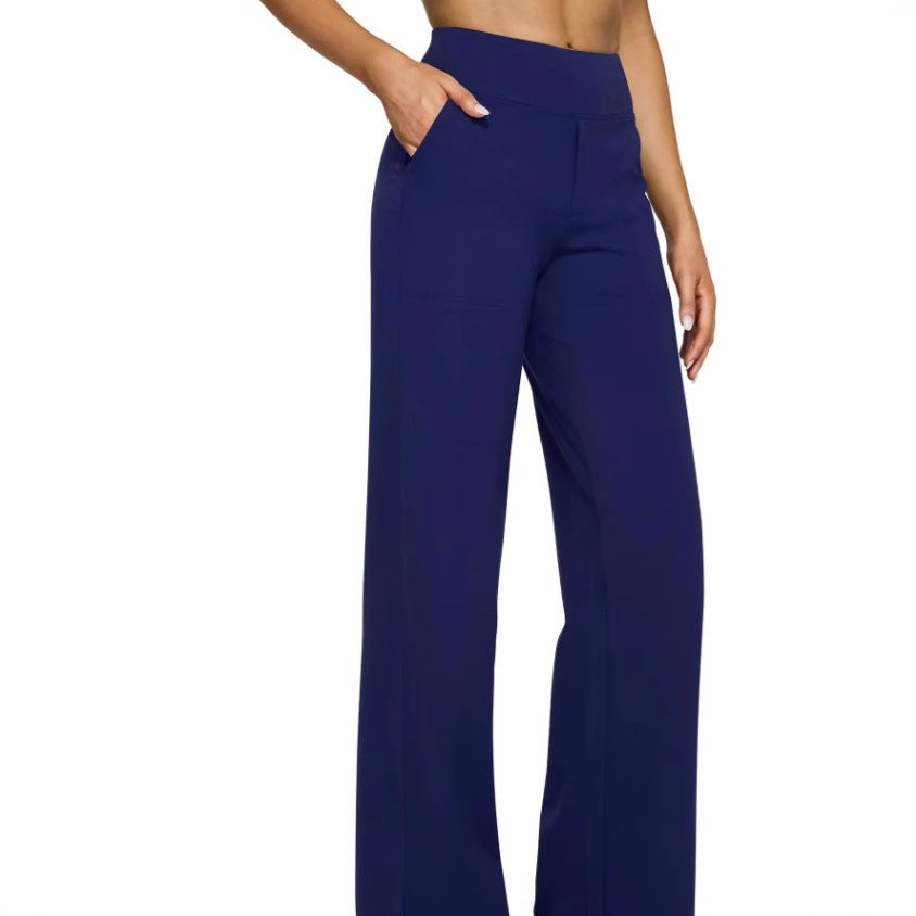 Damen Weitgeschnittene Lounge-Hose mit elastischem Bund Echoarchiv