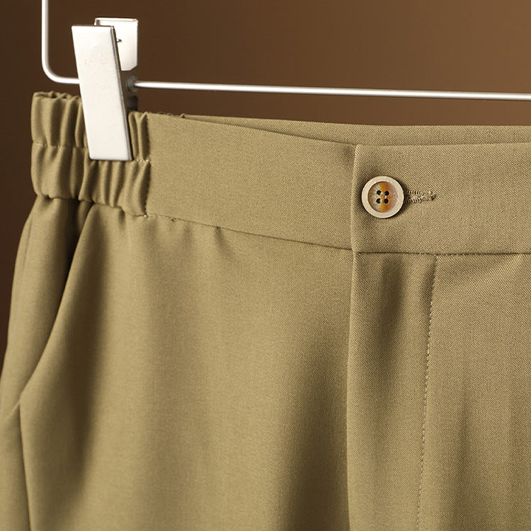 Damen Hoch taillierte, bequeme Stoffhose Echoarchiv