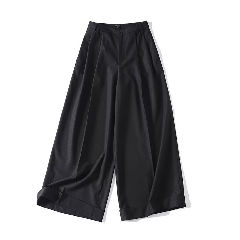 Damen Weite Palazzo-Hose mit eleganter Schnittführung und feiner Textur Echo Archiv