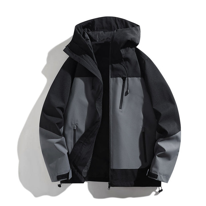 Damen technische Allwetterjacke mit vielseitigem Kapuzendesign und verstellbaren Belüftungsöffnungen Echoarchiv