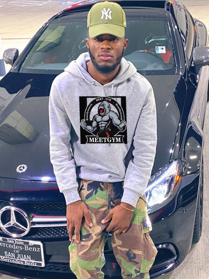Herren Sweatshirt mit inspirierendem Gorilla-Design Echoarchiv