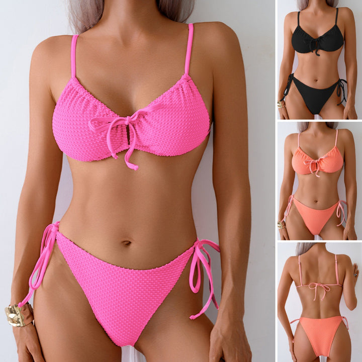 Damen Triangel-Bikini mit verspielten Bindebändern Echo Archiv