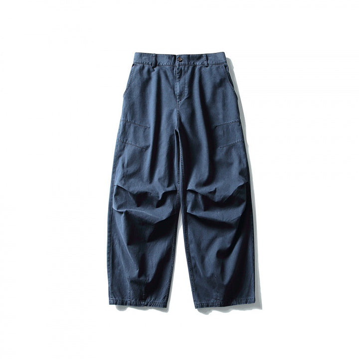 Unisex Weite Utility-Cargo-Hose im Relaxed-Fit mit Knieabnähern und elastischem Saum Echo Archiv