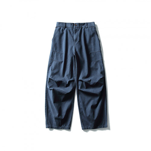 Unisex Weite Utility-Cargo-Hose im Relaxed-Fit mit Knieabnähern und elastischem Saum Echo Archiv