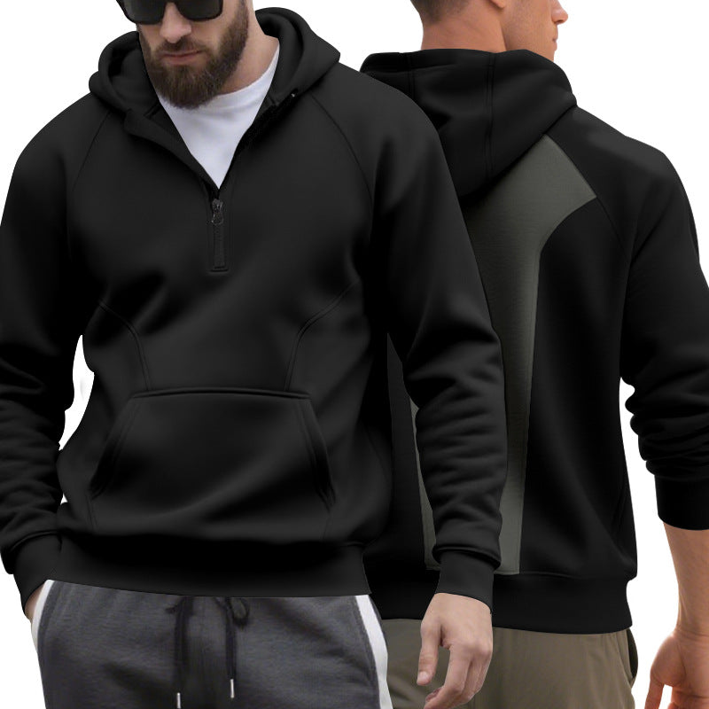 Herren Kapuzensweater mit Reißverschluss und praktischer Kängurutasche Echoarchiv