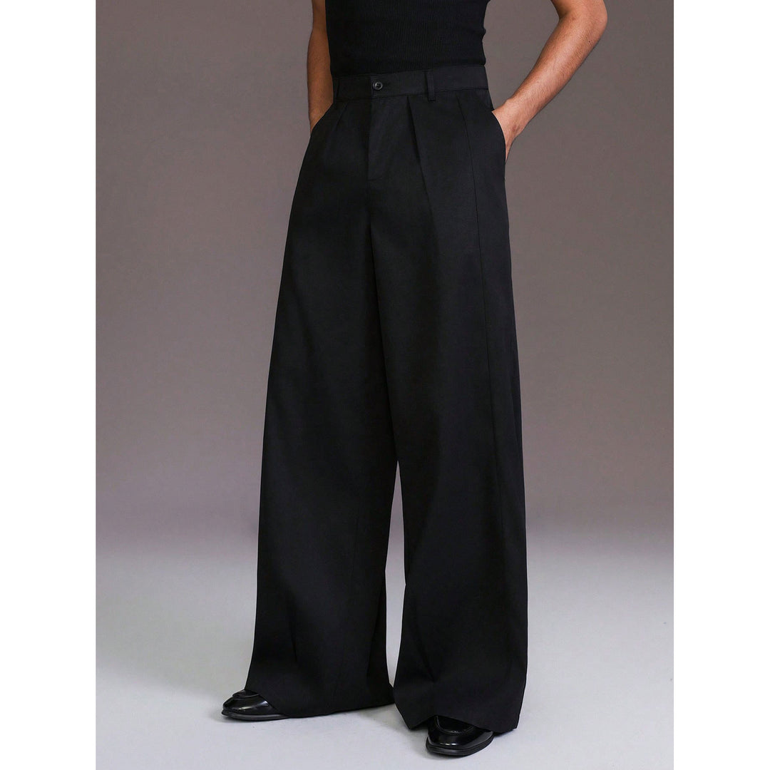 Herren Elegante und Lässige Hochbund-Hose Echo Archiv