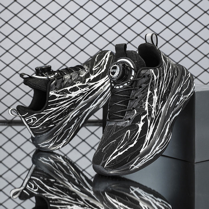 Unisex auffällige Plateau-Sneaker mit Schnelljustier-System und skulpturierter Wellenlaufsohle – Norré
