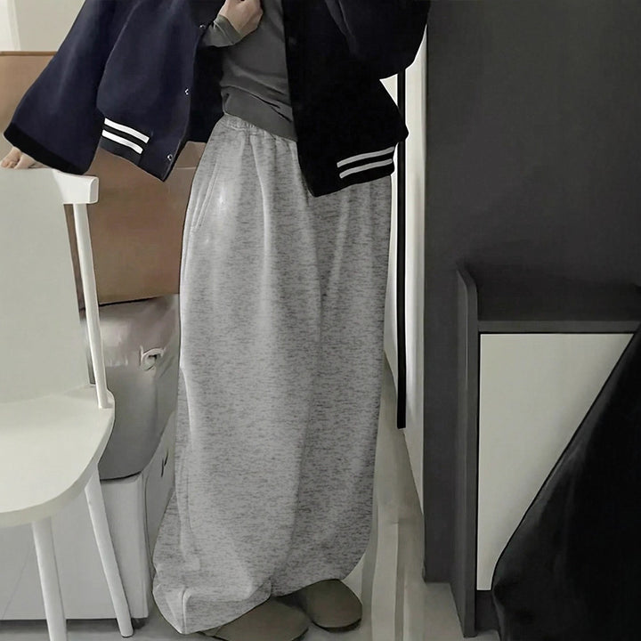 Damen bequeme Sweatpants mit elastischem Bund und legerem Schnitt Echo Archiv