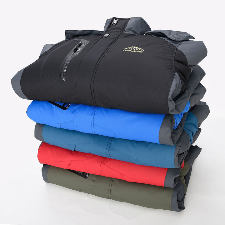 Herren Wasser- und winddichte Outdoorjacke mit wärmender Fleece-Innenlage und abnehmbarer Kapuze Echo Archiv