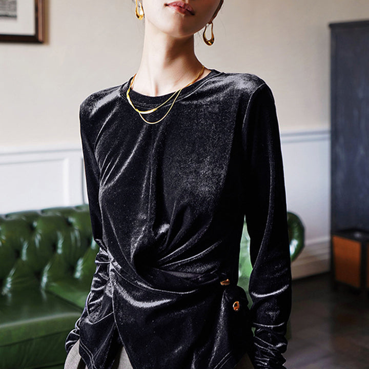 Damen Elegant geschnittene Bluse mit Twist-Detail Echoarchiv