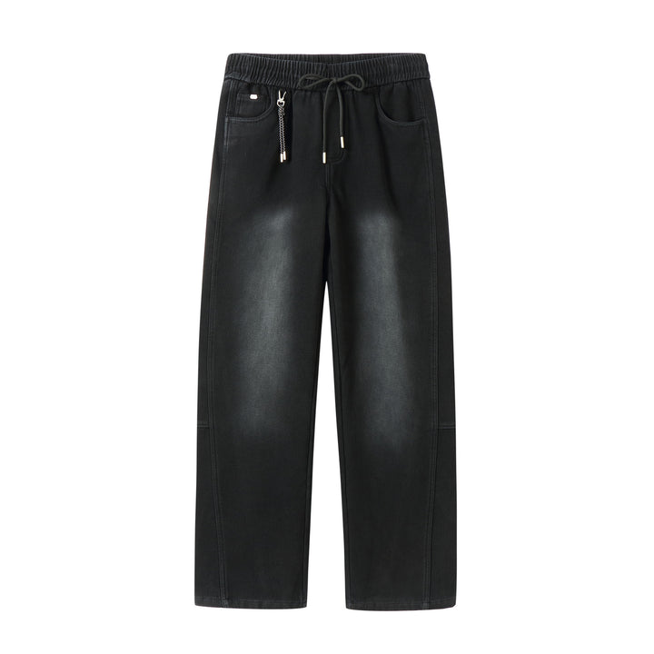 Damen Locker geschnittene Sweathose mit elastischem Bund und Kordelzug Echoarchiv