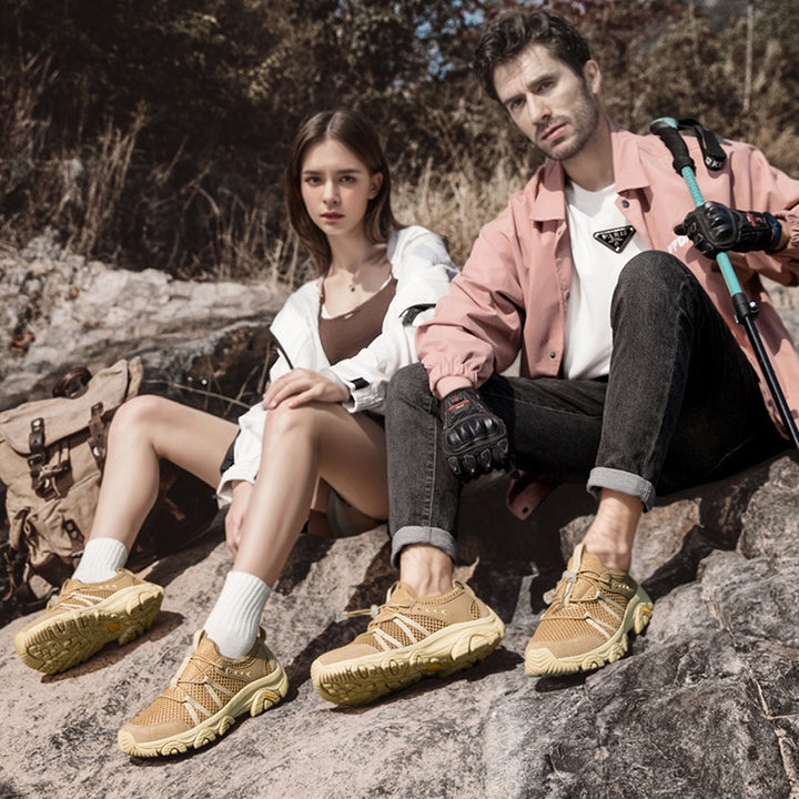 Herren atmungsaktive Trekking‑Trail‑Sneaker mit Quick‑Lace und griffiger Offroad‑Sohle Echo Archiv