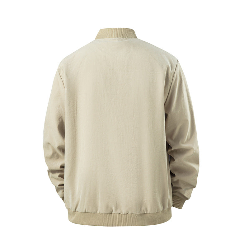 Herren Leichte Übergangsjacke mit hohem Kragen und Seitentaschen Echo Archiv