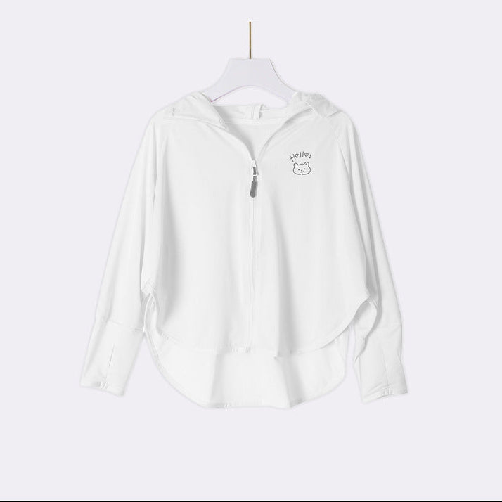 Mädchen leichte Sonnenjacke mit Kapuze Echo Archiv