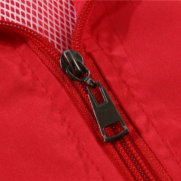 Herren Leichte Windjacke mit Mesh-Innenfutter, Stehkragen & elastischem Saum Echo Archiv