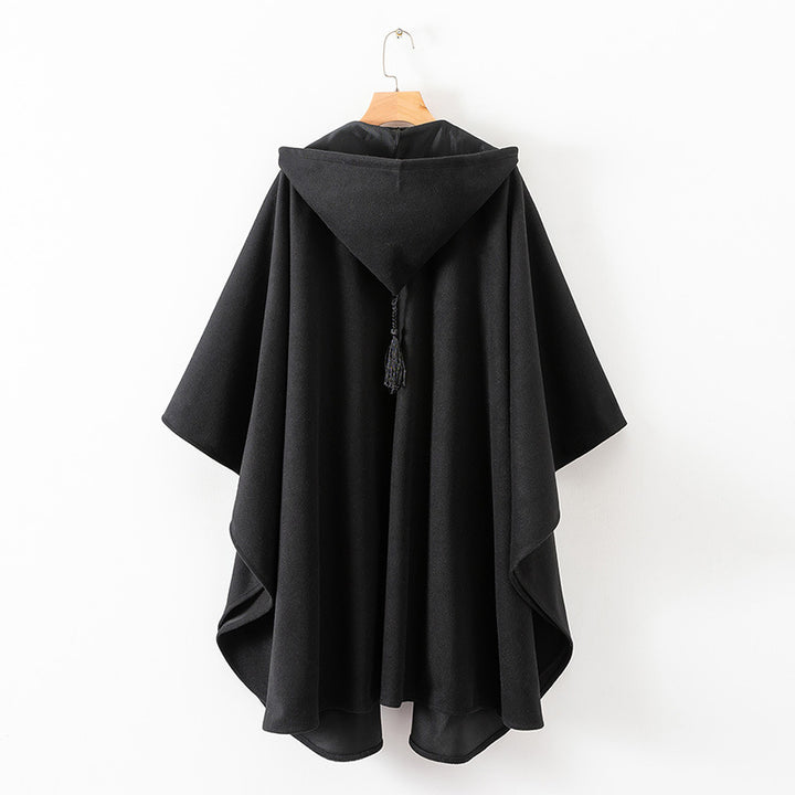 Herren modischer Kapuzenponcho aus atmungsaktivem Material Echoarchiv