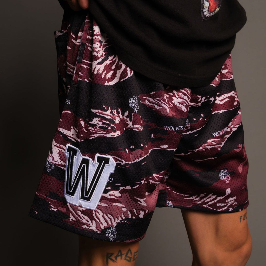 Herren Camouflage Druck Performance Schwimmshorts Echoarchiv