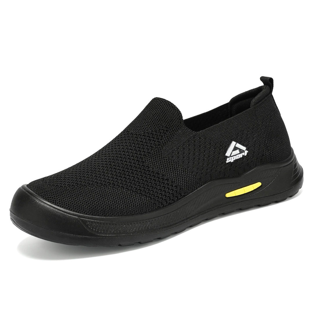 Herren nan atmungsaktiver Strick-Slip-On Alltagssneaker mit elastischem Einstieg, gepolsterter Innensohle und griffiger Leichtprofilsohle Echo Archiv