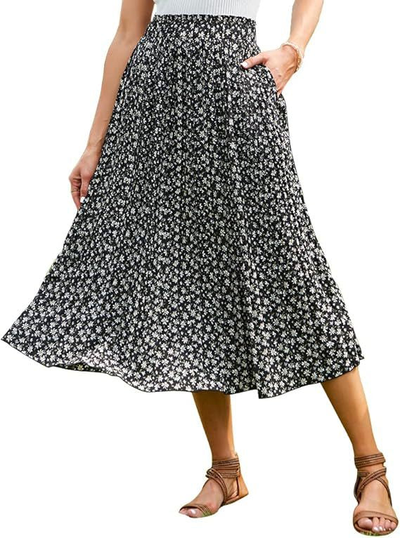 Damen Maxirock mit modischem Animal Print Echo Archiv
