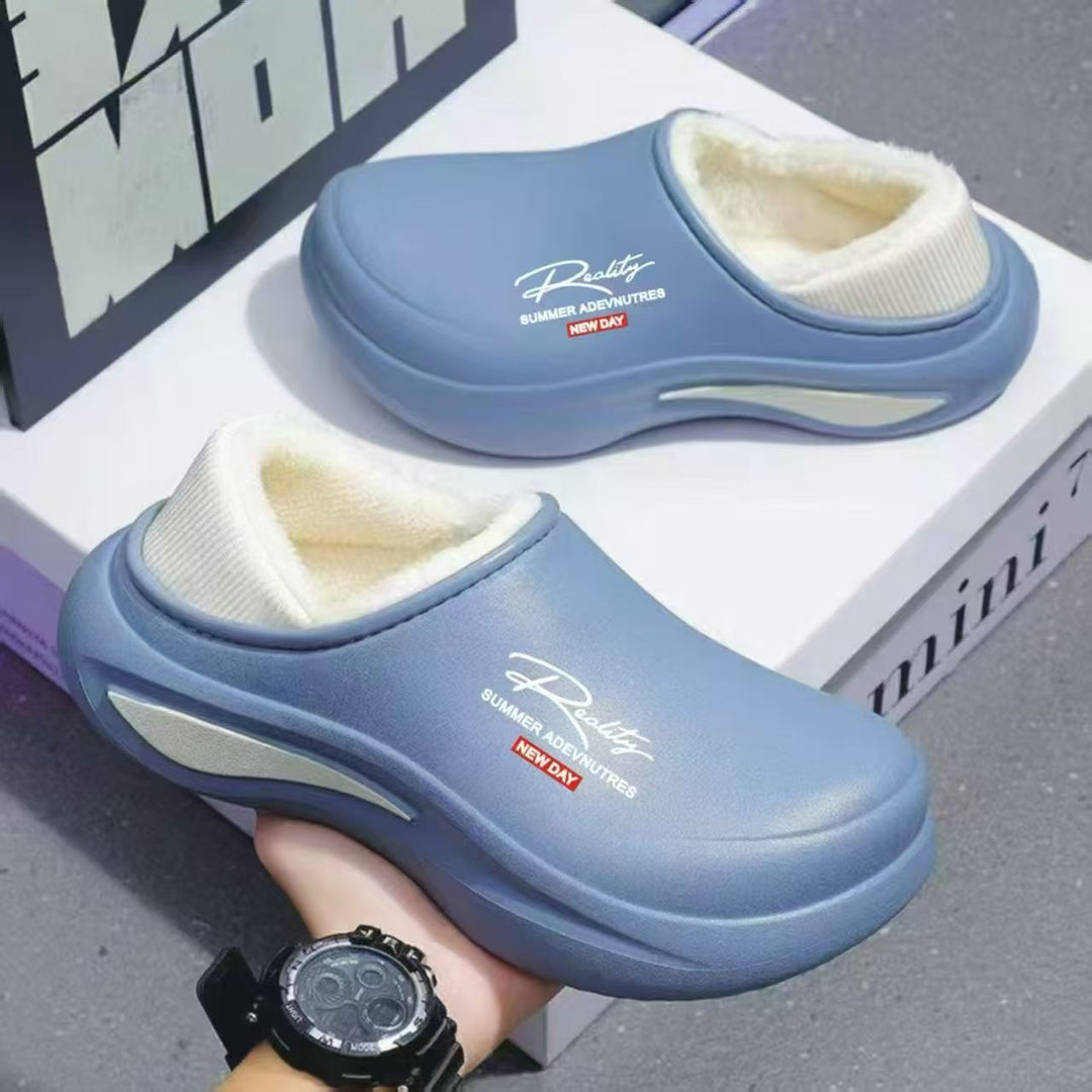 Damen Wasserdichte gefütterte Thermo‑Clogs mit weichem Schaftkragen und stoßdämpfender Leichtsohle Echoarhiv