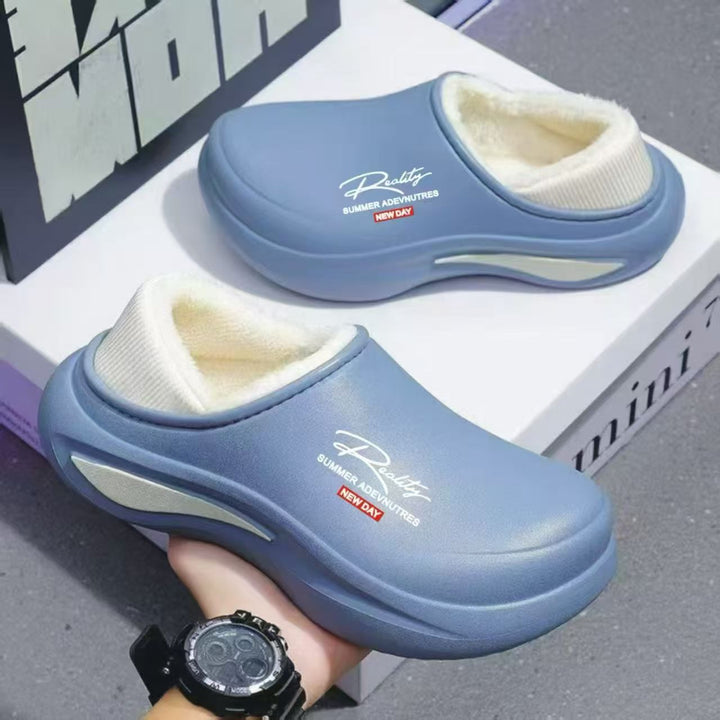 Damen Wasserdichte gefütterte Thermo‑Clogs mit weichem Schaftkragen und stoßdämpfender Leichtsohle Echoarhiv