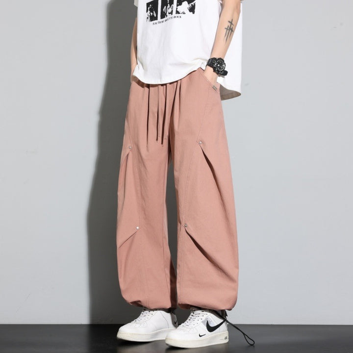 Damen Weite Lagen-Loungehose mit Cargo-Details & elastischem Tunnelzug Echoarchiv