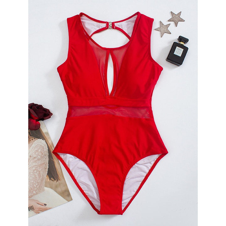 Damen Cut-Out Einteiler Badeanzug Echo Archiv