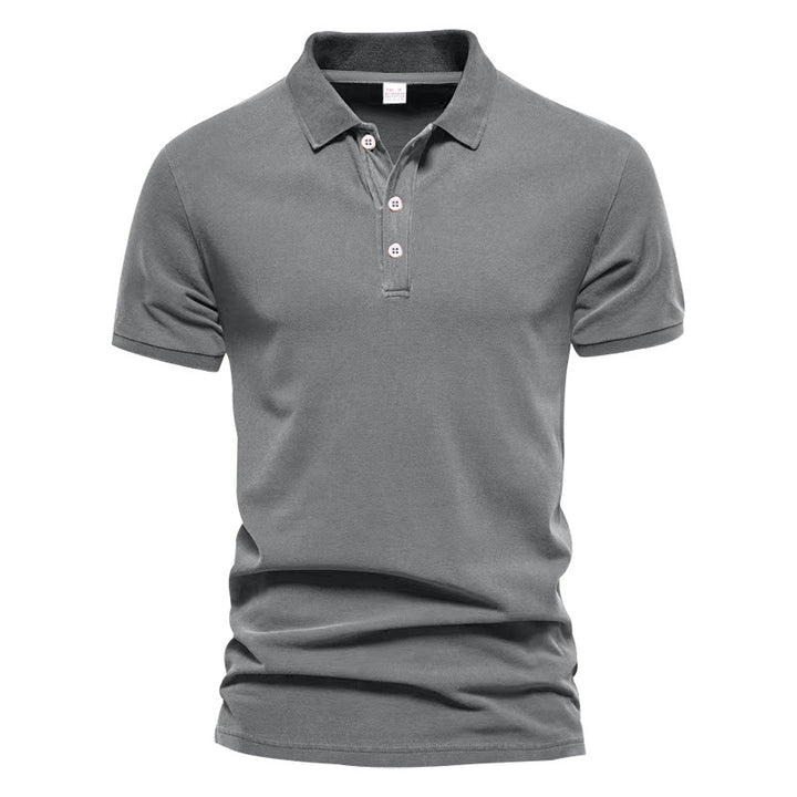 Herren Poloshirt aus atmungsaktivem Baumwollmix mit feuchtigkeitsregulierenden Eigenschaften Echoarchiv