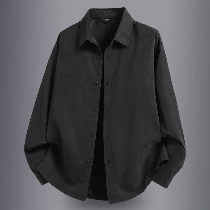 Herren Overshirt aus leichtem Baumwollmaterial mit komfortablem Schnitt Echoarchiv