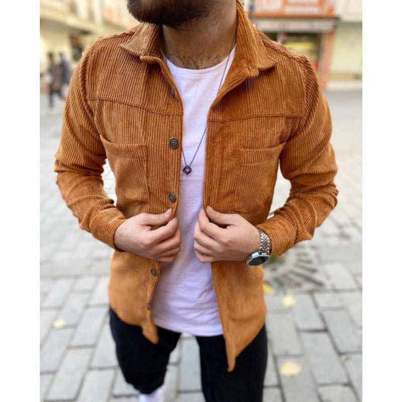 Herren lässige Cordjacke Echoarchiv