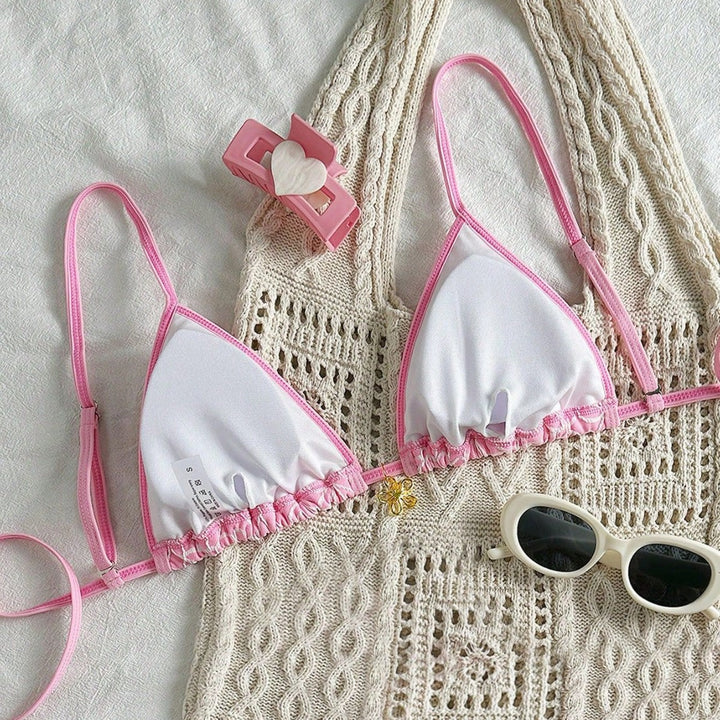 Damen Triangel-Bikini mit floralem Design Echo Archiv