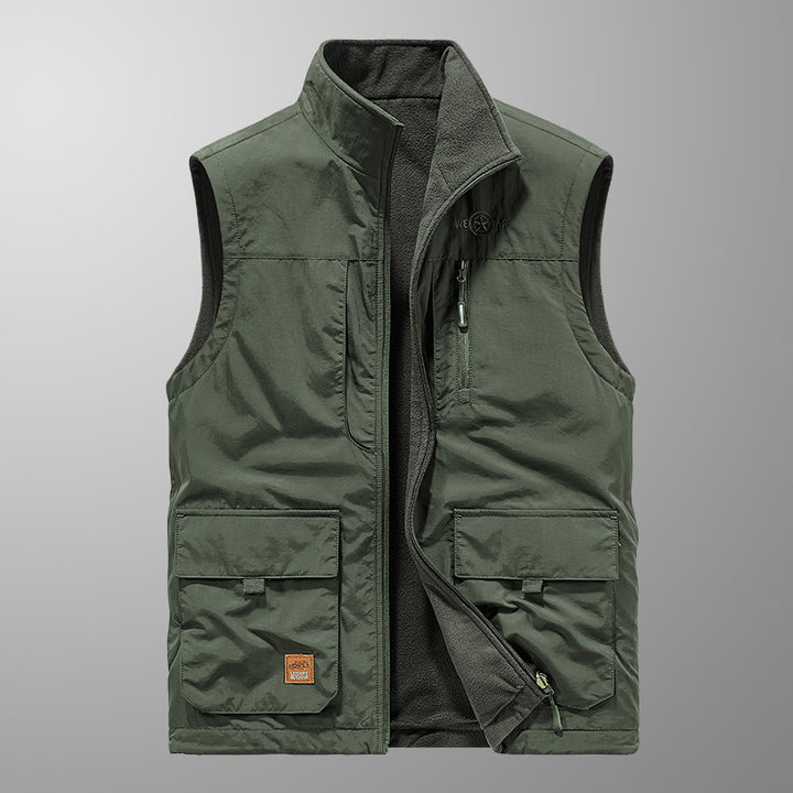 Herren Multifunktionale Fleece-Weste Echo Archiv
