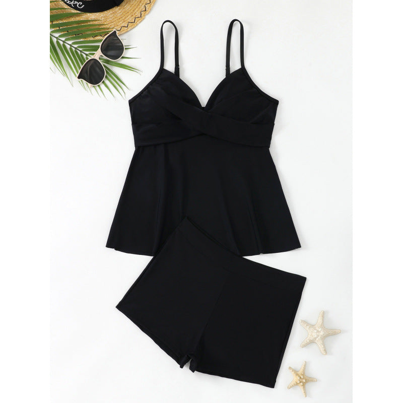 Damen Tankini-Set mit zauberhaften Punkten und modischem Schnitt Echo Archiv