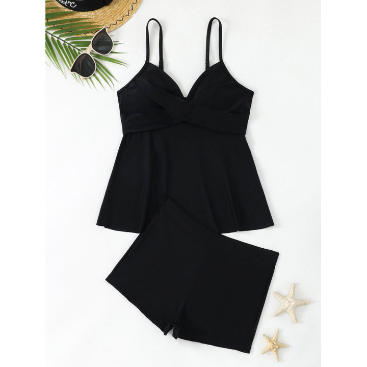 Damen Tankini-Set mit zauberhaften Punkten und modischem Schnitt Echo Archiv